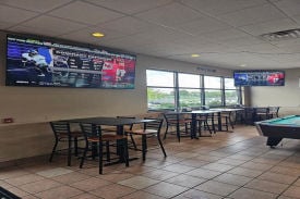 Commercial TV installation